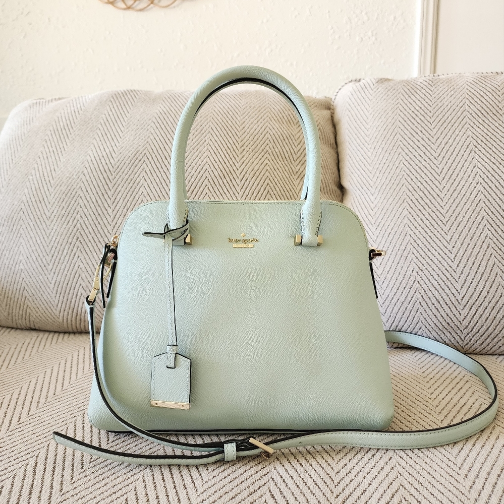 LIKE NEW Kate Spade Cameron Street Maise Satchel in Misty Mint